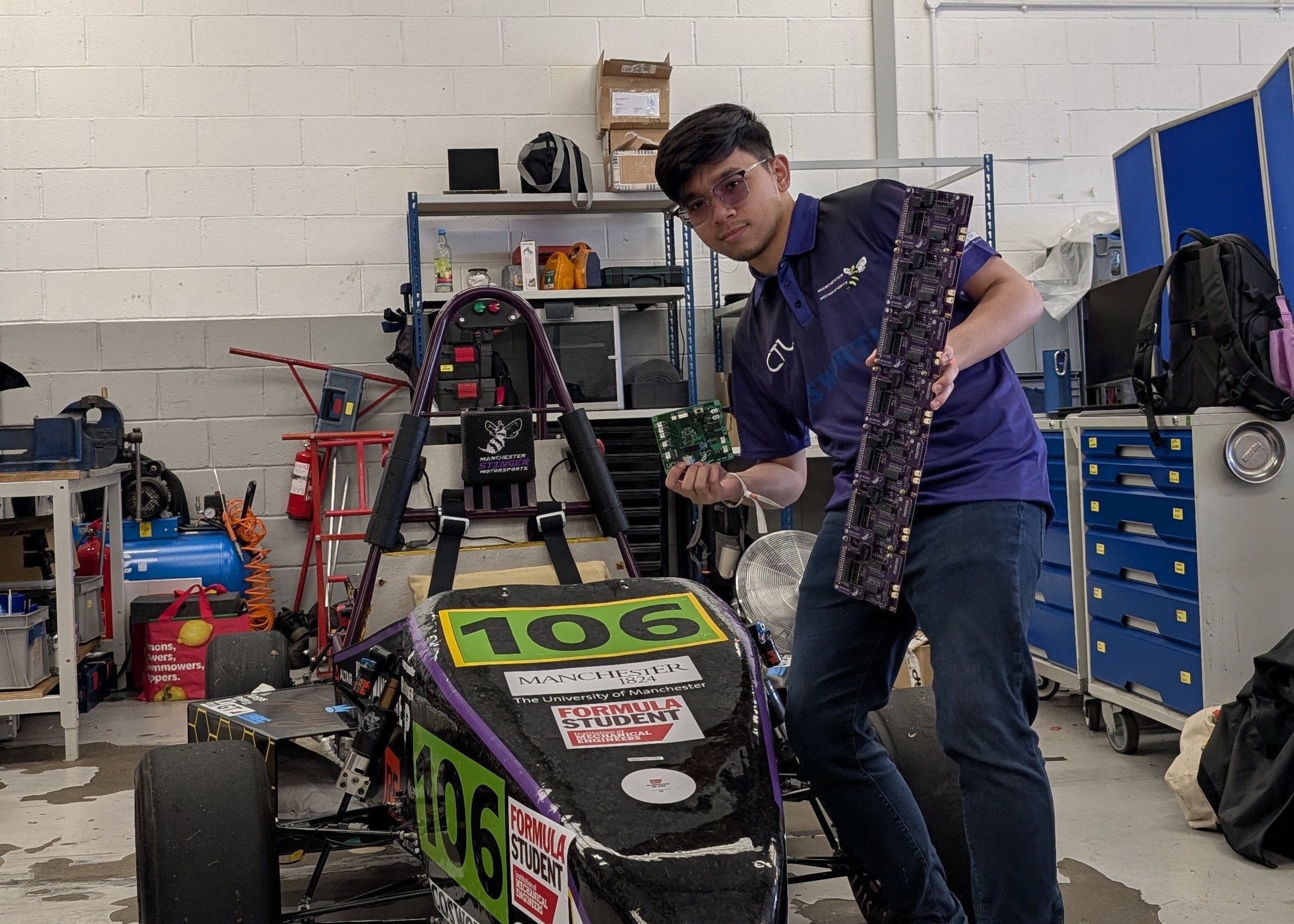 my picture with my FS team's car