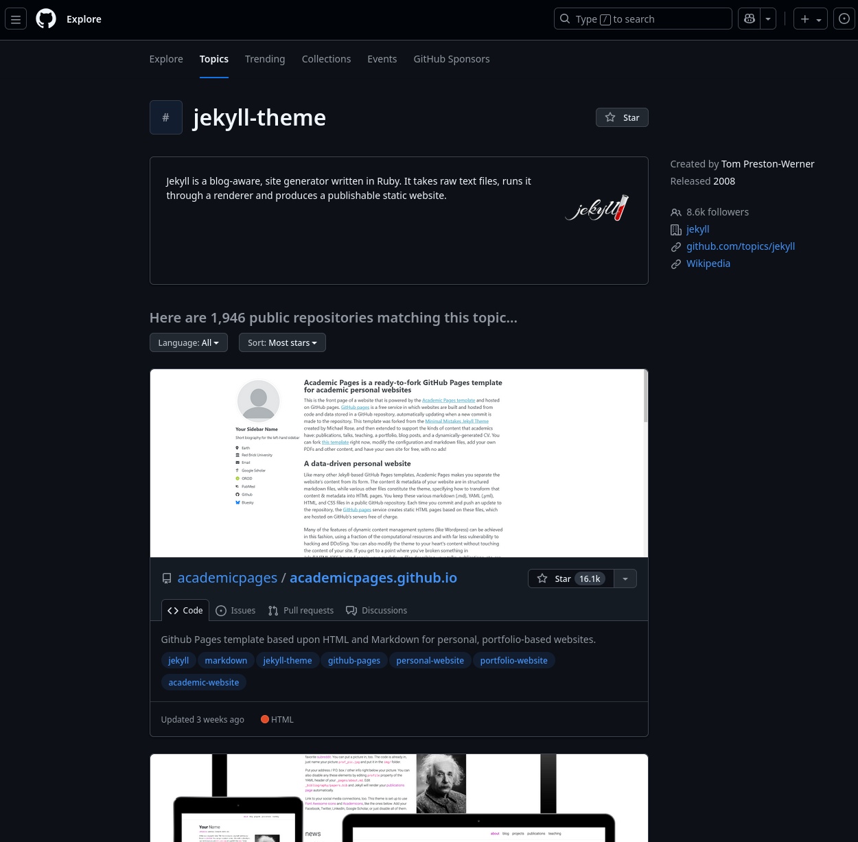 Jekyll Themes